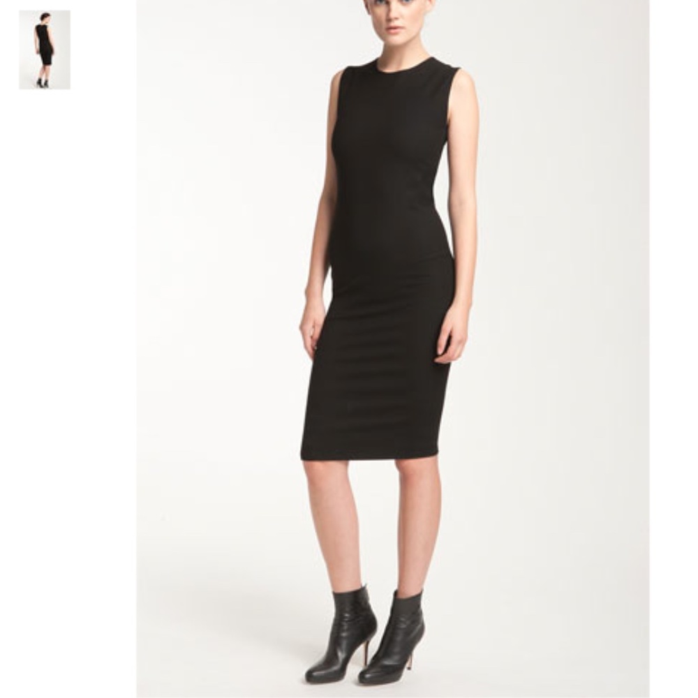 SOLD***********VINCE Modern Black Knit Sleeveless Sheath XS